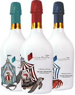 StraItalian Bocciamatta Prosecco DOC Aquatic Creatures Paket