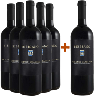 5+1 Paket Bibbiano Chianti Classico DOCG BIO