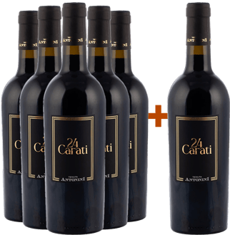 5+1 Paket 24 Carati Rosso Montepulciano d'Abruzzo DOC