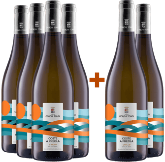 4+2 Paket Coste a Preola Grillo Sicilia DOC BIO 4+2 Paket Coste a Preola Grillo Sicilia DOC BIO