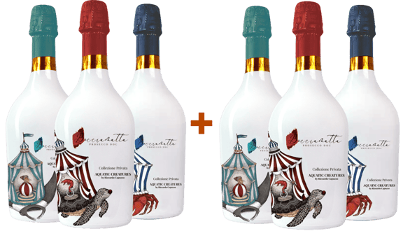Aquatic Creatures Prosecco DOC-Paket