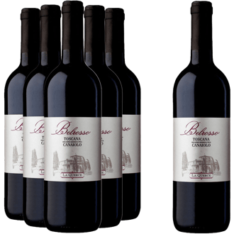 5+1 Paket Belrosso Canaiolo Toscana IGP BIO
