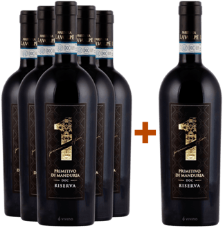 5+1 Paket Uno Premium Edition Primitivo di Manduria Riserva DOC
