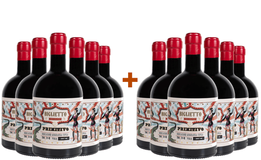 6+6 Paket Biglietto Primitivo Puglia IGP