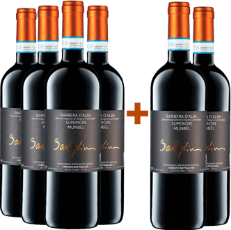 4+2 Paket Munbèl Barbera d'Alba Superiore DOC 