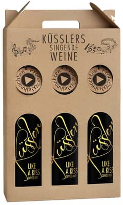 2023 Singender Weihnachtswein im 3er-Geschenkkarton rot