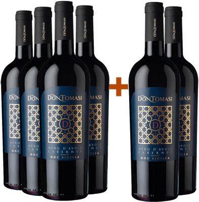 4+2 Paket Nero d'Avola Cabernet Sicilia DOC