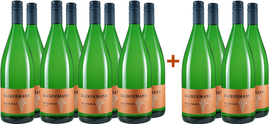 8+4 Paket Scheurebe trocken 1,0 L