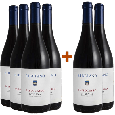 4+2 Paket Passotasso Rosso Toscana IGP BIO