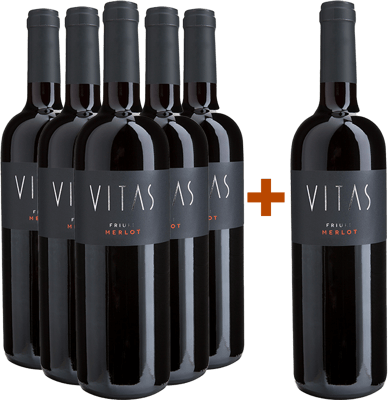 5+1 Paket Merlot Friuli DOC
