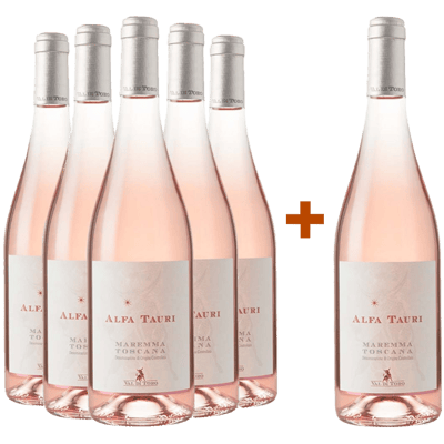 5+1 Paket Alfa Tauri Rosato Maremma Toscana DOC BIO