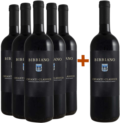 5+1 Paket Bibbiano Chianti Classico DOCG BIO