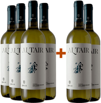 4+2 Paket Giglio Altair Blanco Terre Siciliane IGP BIO BIO