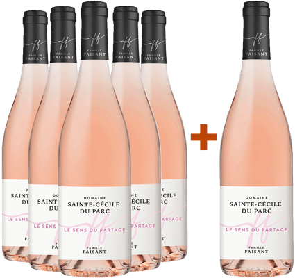 5+1 Paket Rosé "Le sens du partage"