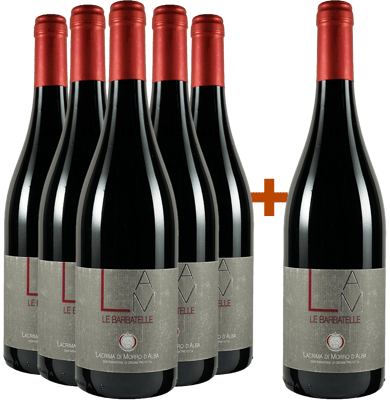 5+1 Paket Le Barbatelle Lacrima Morro D'alba DOC 