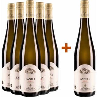 5+1 Paket SAND 1 Riesling trocken 