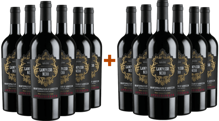 6+6 Paket Lampasso Nero Montepulciano DOC