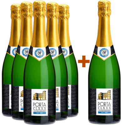 5+1 Jahrgangssekt brut - Porta CLXXX 2024
