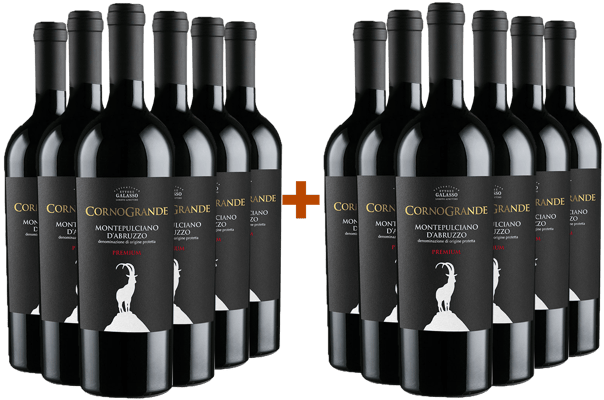 6+6 Paket Corno Grande Montepulciano d’Abruzzo Premium DOC