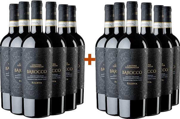 6+6 Paket Barocco Riserva Montepulciano d'Abruzzo Colline Teramane DOCG