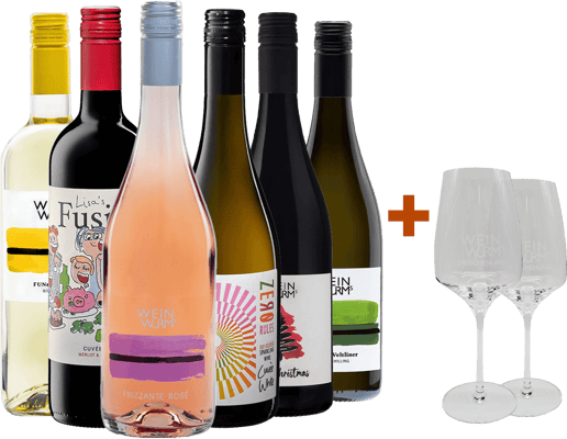 Festtagspaket feiern mit freu(n)den + 2 Gläser