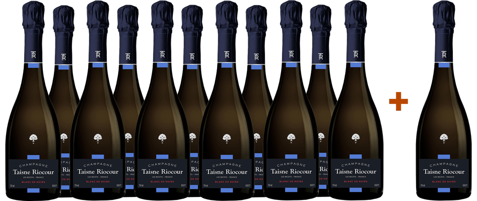 11+1 Paket Blanc de Noirs Champagne AOP