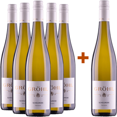 5+1 Paket Scheurebe trocken