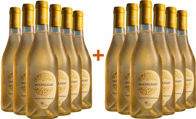 6+6 Paket Moonlight Vermentino Puglia IGP 6+6 Paket Moonlight Vermentino Puglia IGP