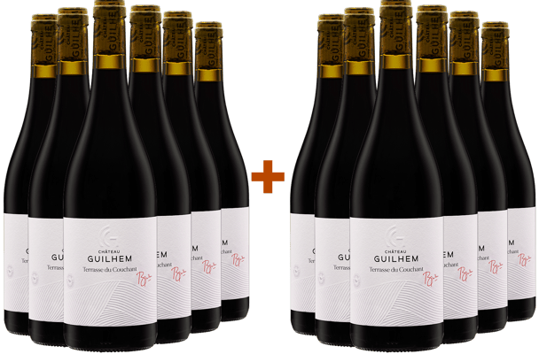 6+6 "Terrasses du Couchant" Malepère Rouge BIO