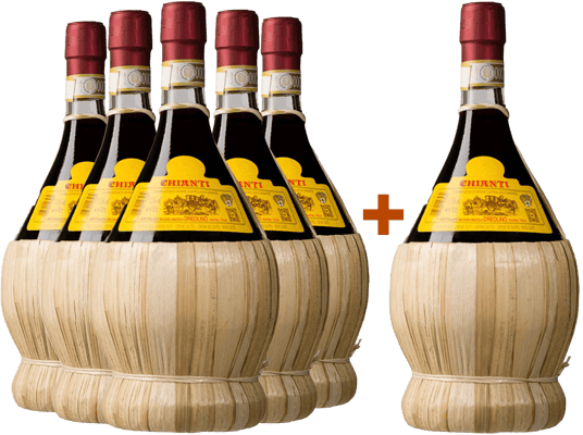 5+1 Paket Chianti Fiasco DOCG