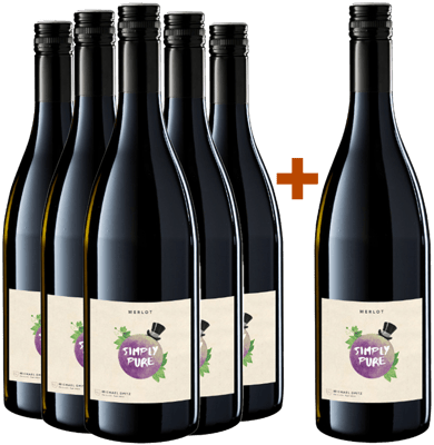5+1 Paket Merlot "Simply Pure" BIO