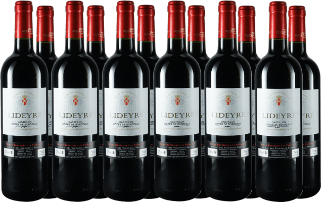 Rabattiertes Paket Lideyre Castillon Côtes de Bordeaux AOP