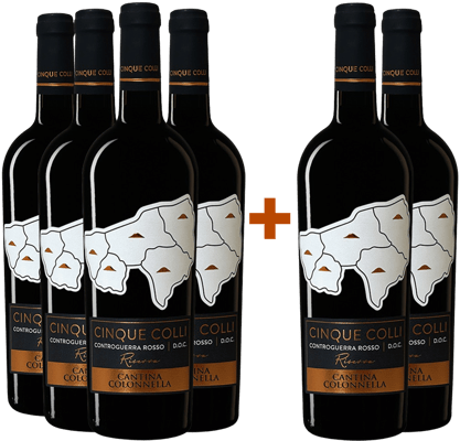 4+2 Paket Cinque Colli Riserva Controguerra DOC