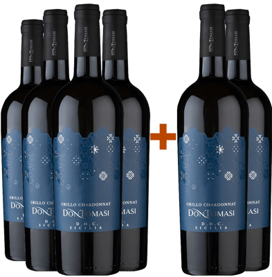 4+2 Paket Grillo Chardonnay Sicilia DOC