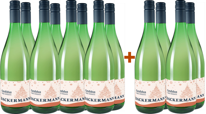 8+4 Paket "Candidus" Glühwein Weiß 1,0 L