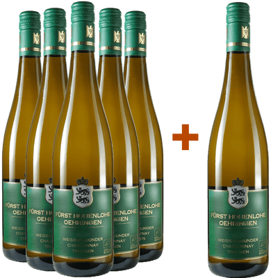 5+1 Weissburgunder-Chardonnay Paket trocken BIO BIO