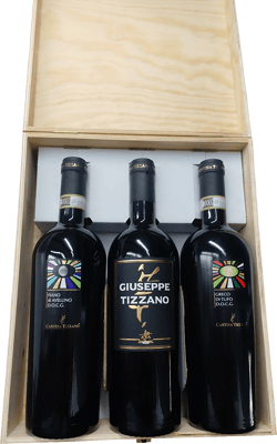 Cassetta in Legno Tizzano - Fiano di Avellino - Greco di tufo