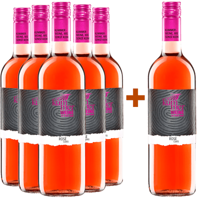 5+1 Rosé Cuvée Paket trocken