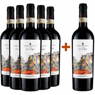 5+1 Paket La Fuga Chianti Rufina DOCG BIO