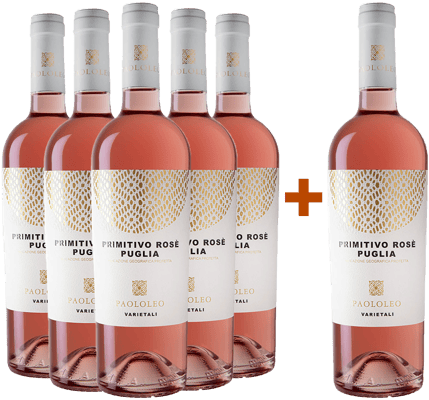 5+1 Paket Primitivo Rosé Puglia IGP