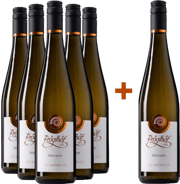 Eine Flasche Malvasier geschenkt vom Pröglhof