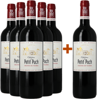 5+1 Paket Château Petit Puch Graves de Vayres AOP