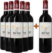 5+1 Paket Château Petit Puch Graves de Vayres AOP