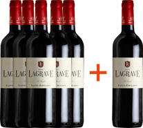 5+1 Paket Château Lagrave Le Second Saint Emilion AOP