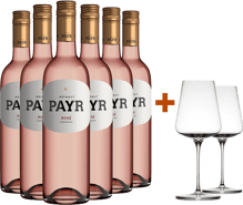 ÖTW Rosé-Paket + 2 GRATIS Weingläser von UNO Glassworks BIO