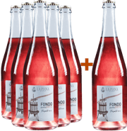 5+1 Paket Fondo Punto Zero Rosato Lambrusco Grasparossa di Castelvetro DOC BIO