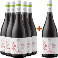 5+1 Paket Femina Rosso Etna DOC BIO