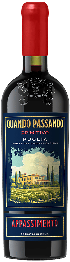 2024 Quando Passando Primitivo IGT Puglia Appassimento