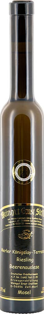 2019 Merler Königlay-Terrassen Riesling Beerenauslese Sonderflasche 0,375 L