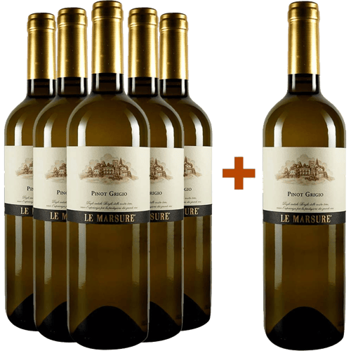 5+1 Paket Pinot Grigio Le Marsure Friuli DOC